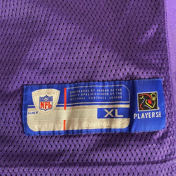 VINTAGE Reebok Minnesota Vikings Randy Moss Jersey Adult XL - Picture 3 of 5